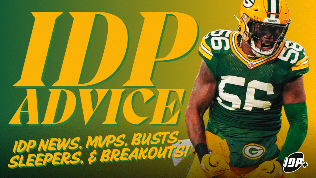 NFL IDP Advice: NFC East and North Draft Targets, Risks, and Preseason Takeaways