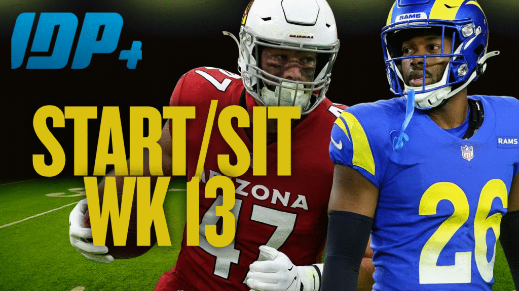 Week 13 Fantasy Football IDP Start/Sit Advice
