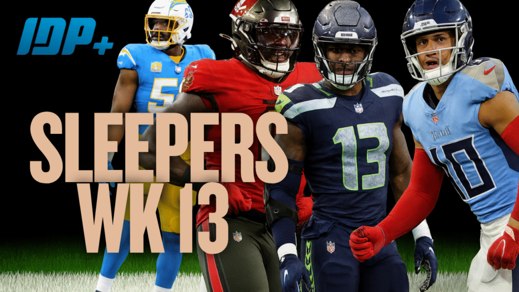 NFL Week 13 IDP Fantasy Football Sleepers – 2025