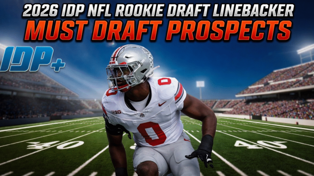 2026 IDP NFL Rookie Draft Linebacker Must Draft Prospects