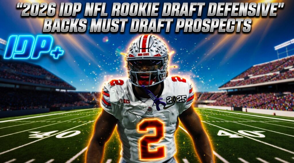 2026 NFL IDP Rookies Defensive Backs Must Draft Prospects