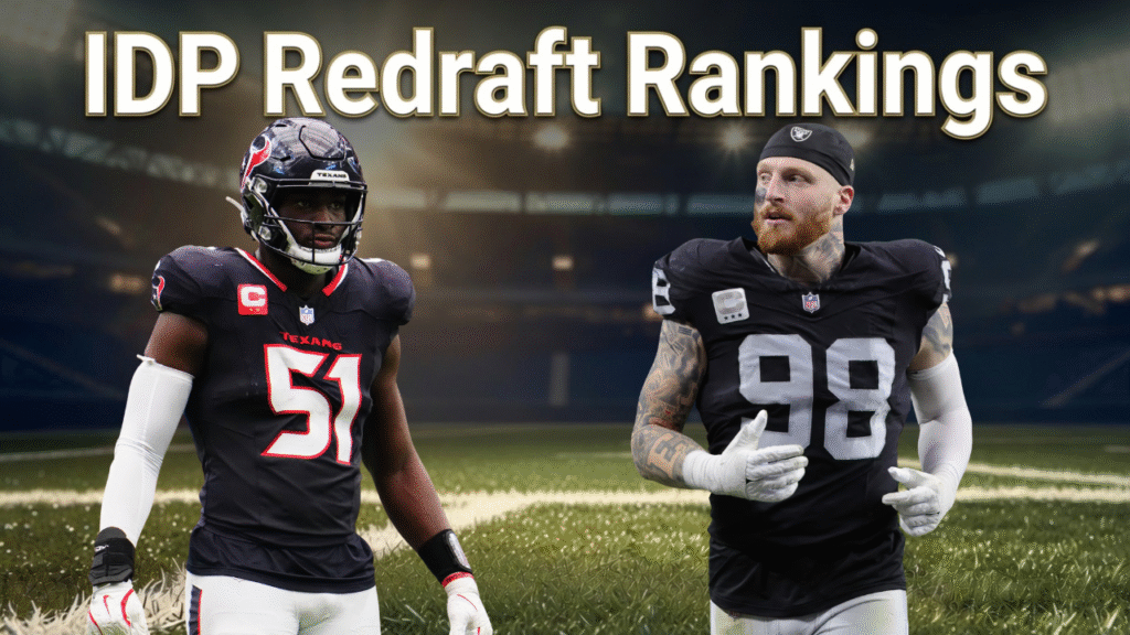 Fantasy Football IDP Redraft Rankings