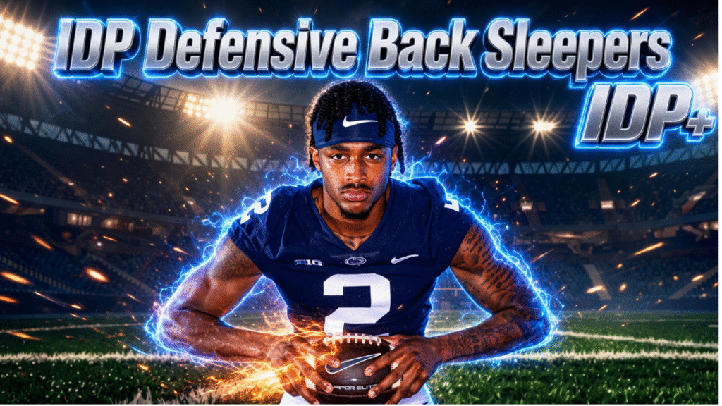2026 NFL IDP Sleepers Fantasy Football - Defensive Backs