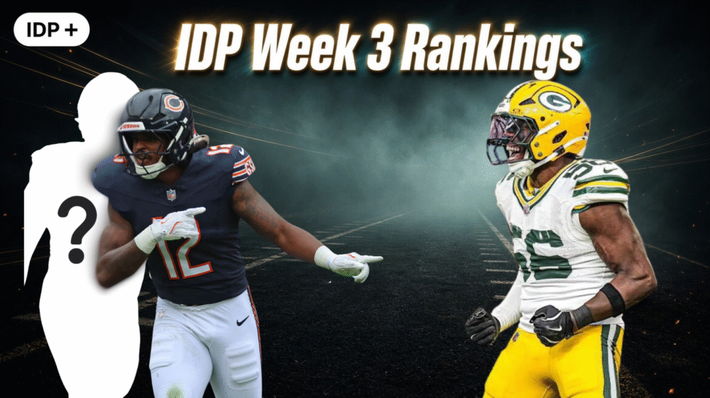 IDP Week 3 Overall Rankings!
