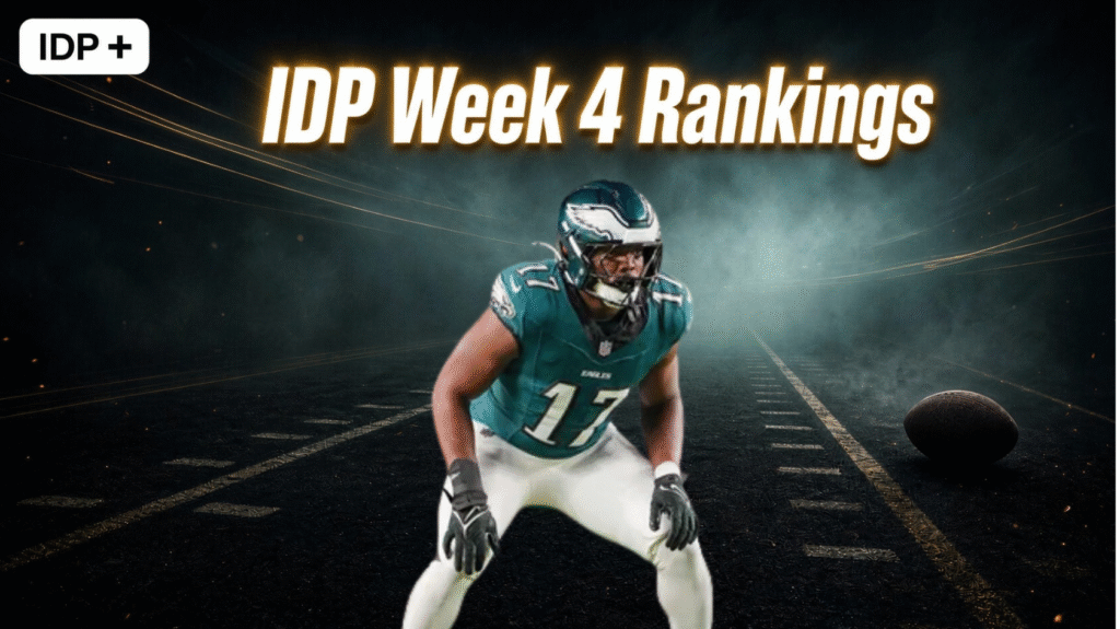 IDP Week 4 Overall Rankings!